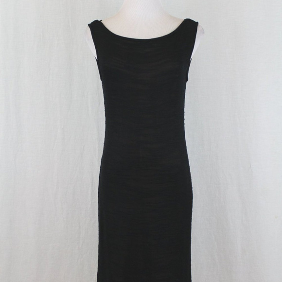 Dei Trei Neiman Marcus Little black dress silky Viscose S 1993 Vintage -  threedaughtersproperties.com